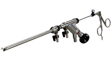 RIWOspine VERTEBRIS lumbar, endoscope for minimally invasive spine surgery